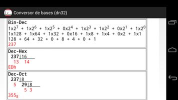 Bases Converter (Dn32) screenshot 1