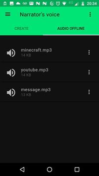 Narrator's Voice apk screenshot