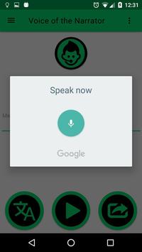 Narrator's Voice apk screenshot