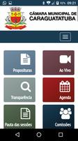 App Oficial da Câmara Municipal de Caraguatatuba 스크린샷 1