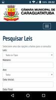 App Oficial da Câmara Municipal de Caraguatatuba screenshot 2