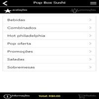 Pop Box Sushi Affiche