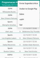 Programação NBA Brasil 2017-2018 скриншот 3