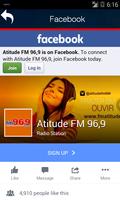 Atitude FM 96 الملصق