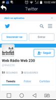 Rádio Web 230 capture d'écran 1