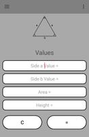 Triangle Calculator captura de pantalla 3