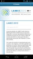 LAMEC 2013 screenshot 2