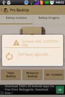 Pro Backup Contatos e Imagens تصوير الشاشة 3