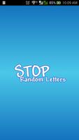 Stop Random Letters Affiche