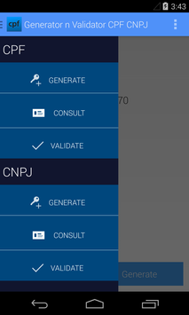Validar cpf libreoffice