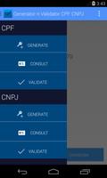 Gerador Validador de CPF CNPJ captura de pantalla 1