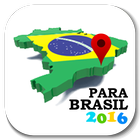 Brésil 2016 Jeux icône