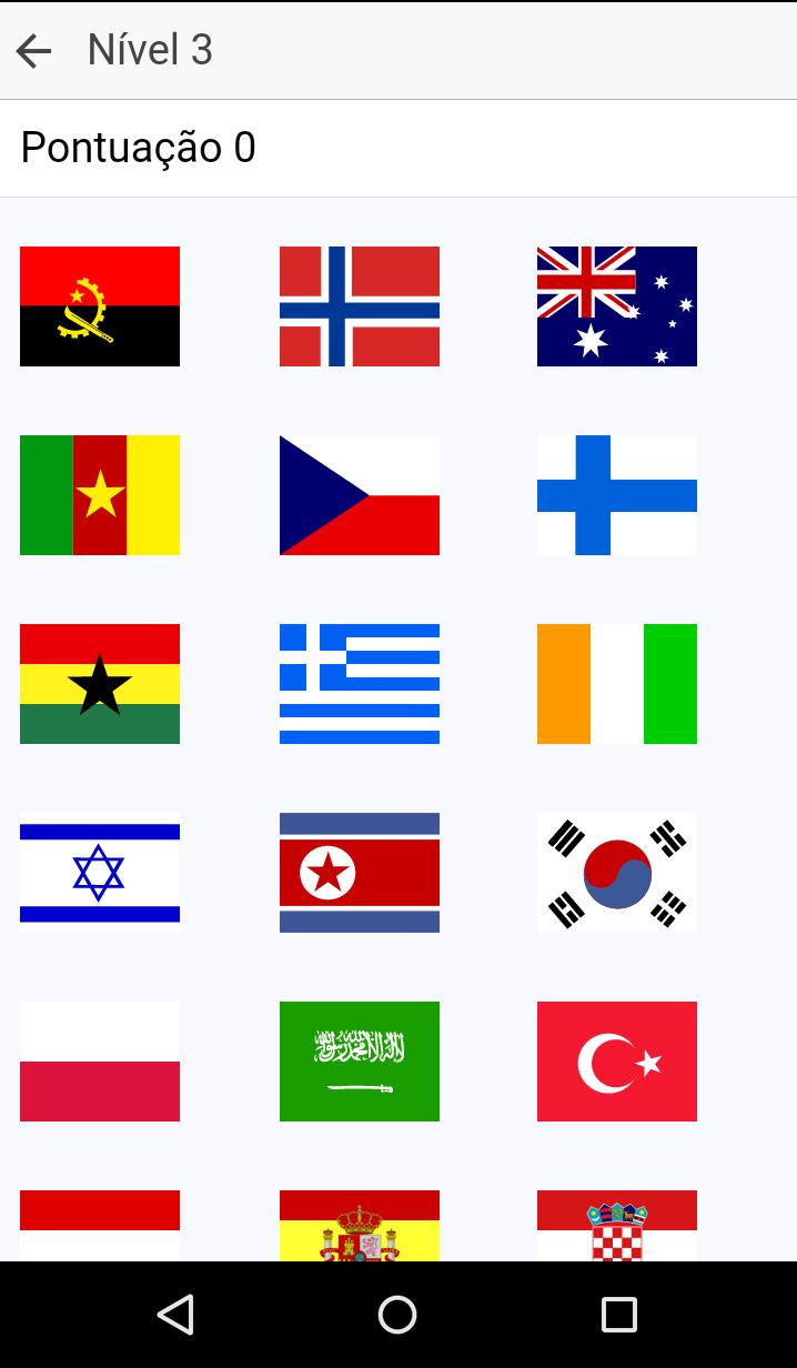 Quiz bandeiras paises