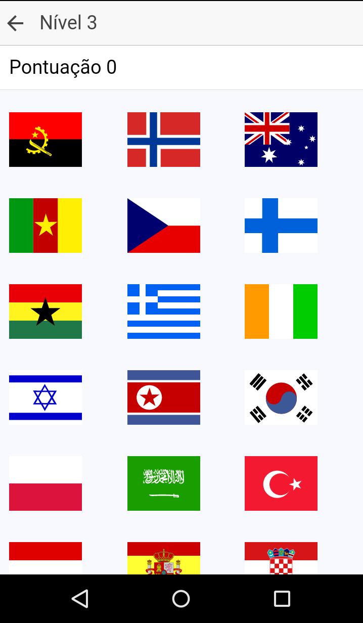 Download do APK de Bandeiras de todos os Países do mundo: Quiz para Android