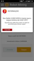 Bitcoin Robot Mining captura de pantalla 3