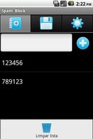 Spam Block Free ảnh chụp màn hình 1