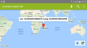 GPS TAG Sas Cucumber Simulator Screenshot 1