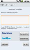 Horas Iguais captura de pantalla 2