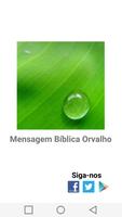 Mensagem Bíblica Orvalho 포스터