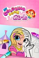 My Coloring Book: Girls Affiche