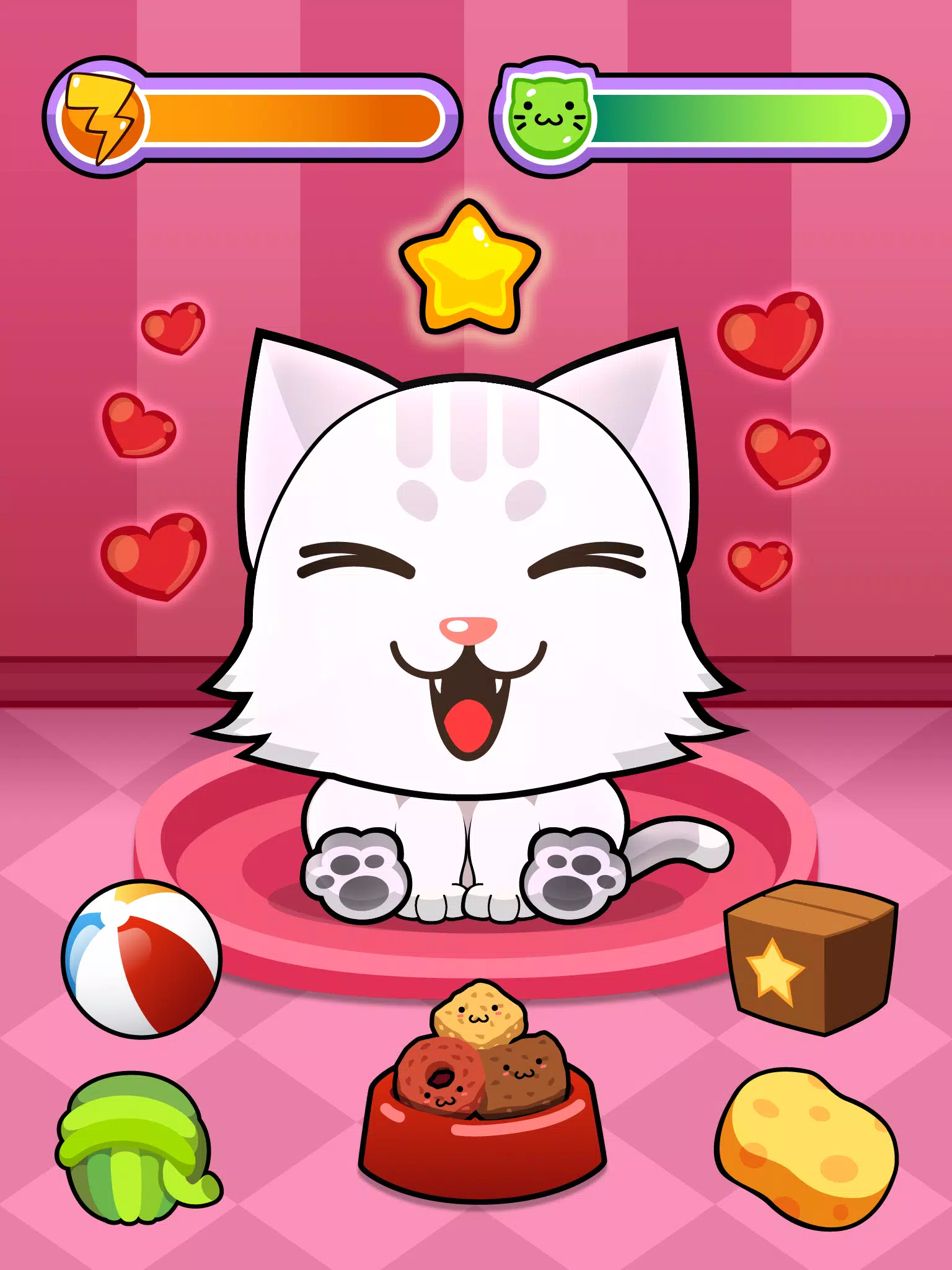 My Virtual Cat - Cute Kids Game for iPhone and Android 