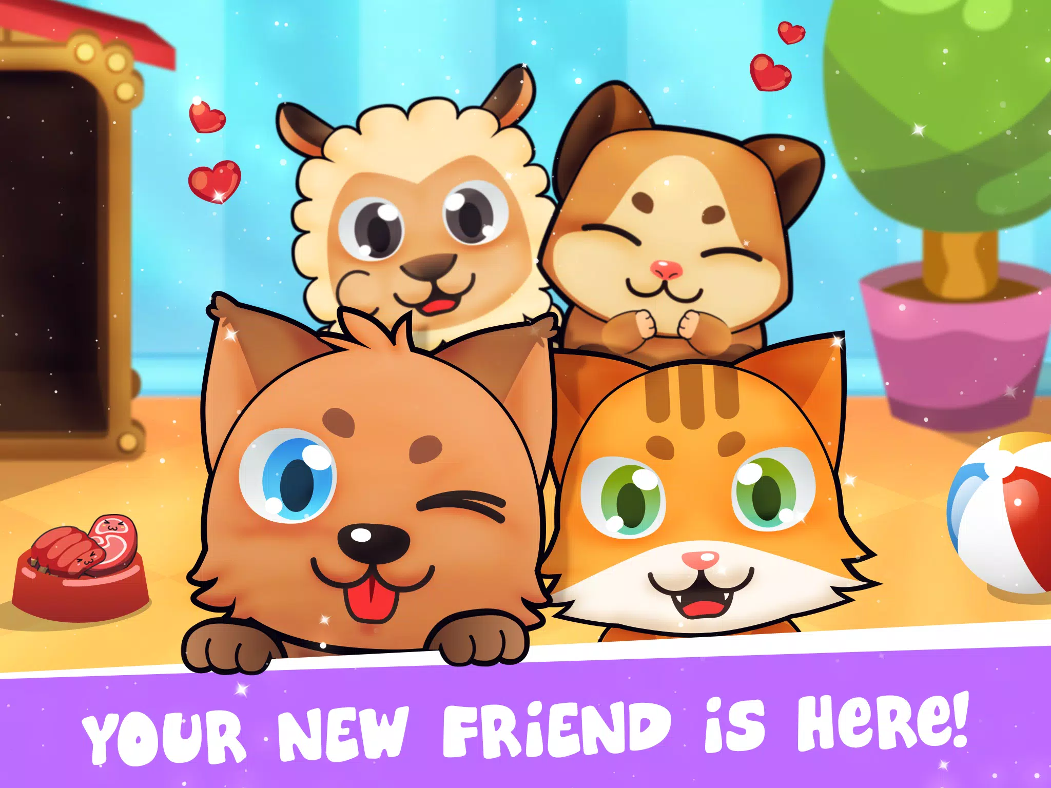 My Virtual Pet - Cute Kids Game for iPhone and Android 