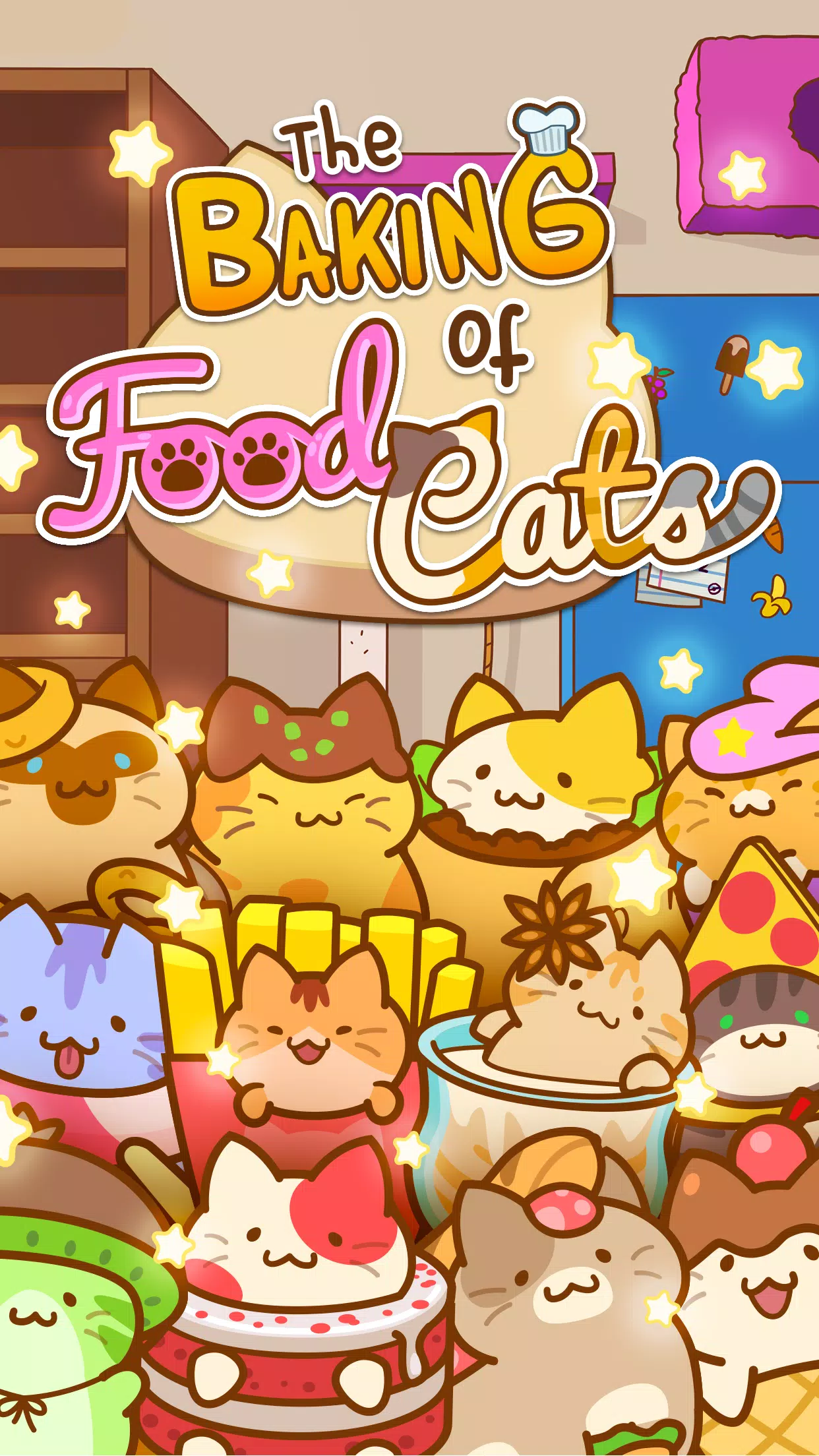 Tải xuống APK Baking of Food Cats: Cute Game cho Android