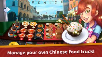 Chinese California Food Truck الملصق