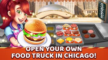 پوستر Burger Truck Chicago Food Game