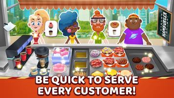Burger Truck Chicago Food Game captura de pantalla 1