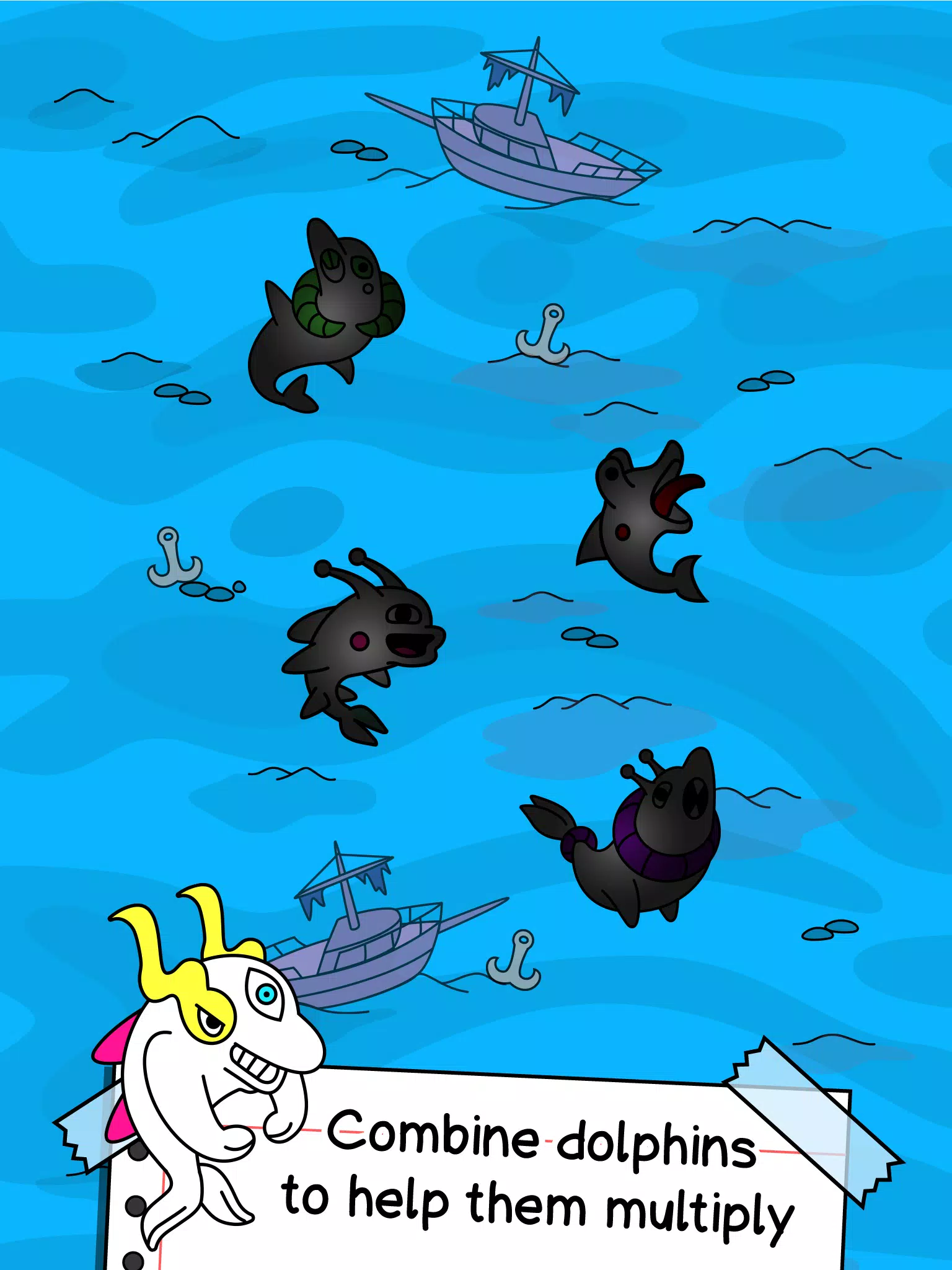 Dolphin Evolution: Idle Mutant