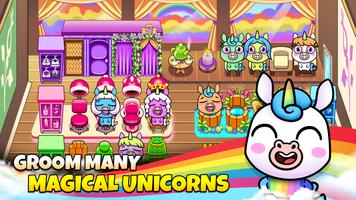 پوستر My Unicorn Virtual Pet - Cute Animal Care Game