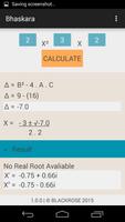 Bhaskara Calculator V3 اسکرین شاٹ 2