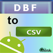 DBF to CSV icon