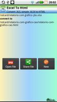 Excel to Web Page HTML capture d'écran 3