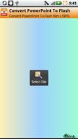 PowerPoint to Flash الملصق