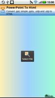 PowerPoint to Web Page HTML الملصق