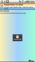 PowerPoint to Web Page HTML تصوير الشاشة 1