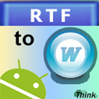 RTF To Word (.doc) أيقونة