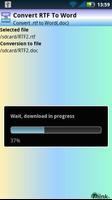 RTF To Word (.doc) स्क्रीनशॉट 3