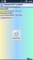 RTF To Word (.doc) اسکرین شاٹ 1