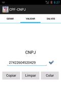برنامه‌نما Validar e Gerar CPF/CNPJ عکس از صفحه