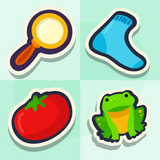 Encuentre los objetos - doodle icono