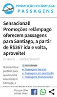 Promoção Relâmpago Passagens screenshot 1