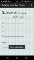 Distância entre dois Pontos capture d'écran 2