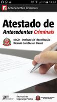 Atestado de Antecedentes الملصق