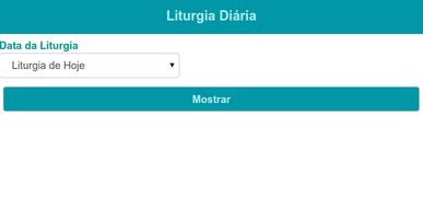 Liturgia Diária پوسٹر