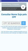 Nome Sujo CPF Consultar Gratis اسکرین شاٹ 1