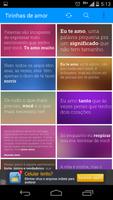 Frases com Tirinhas de Amor Plakat