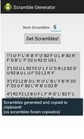 Simple Scrambles Generator स्क्रीनशॉट 2